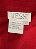 Tess 100% Silk Red Long Sleeve Silk Top Size 12 - photo 7