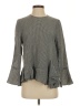 Zara Gray Long Sleeve Blouse Size XS - photo 1