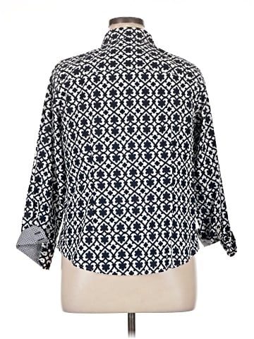 Talbots 3/4 Sleeve Blouse (view 2)