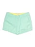 J.Crew 100% Cotton Solid Green Shorts Size 10 - photo 1