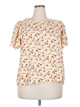 Lc Lauren Conrad Short Sleeve Blouse