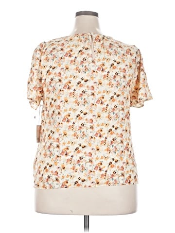 LC Lauren Conrad Short Sleeve Blouse (view 2)