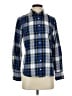 J.Crew Plaid Blue Long Sleeve Button-Down Shirt Size 4 - photo 1