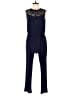 Laundry by Shelli Segal Blue Jumpsuit Size 8 (petite) - photo 1