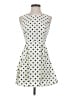 Freebird 100% Polyester Polka Dots White Cocktail Dress Size S - photo 1