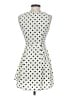 Freebird 100% Polyester Polka Dots White Cocktail Dress Size S - photo 2