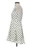 Freebird 100% Polyester Polka Dots White Cocktail Dress Size S - photo 5