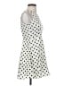 Freebird 100% Polyester Polka Dots White Cocktail Dress Size S - photo 4