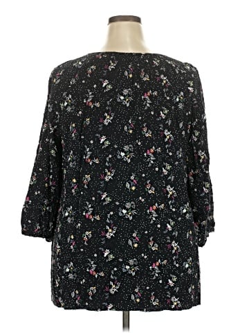 Cj Banks 3/4 Sleeve Blouse (view 2)