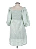 Things Between Checkered-gingham Green Casual Dress Size S - photo 2