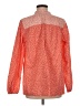 Lands' End 100% Cotton Orange Long Sleeve Blouse Size M - photo 2