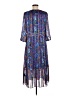 BA&SH 100% Polyester Paisley Blue Casual Dress Size Med (2) - photo 2