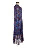 BA&SH 100% Polyester Paisley Blue Casual Dress Size Med (2) - photo 4