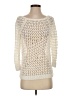 Theory 100% Cotton Ivory Pullover Sweater Size S - photo 1