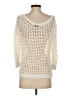 Theory 100% Cotton Ivory Pullover Sweater Size S - photo 2