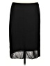 Sigrid Olsen 100% Polyester Paisley Black Formal Skirt Size L - photo 2
