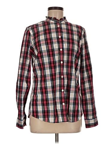 J.Crew Factory Store Long Sleeve Button-Down Shirt (view 1)