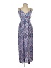 Sim & Sam 100% Rayon Paisley Blue Casual Dress Size XS - photo 1