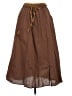 Unbranded Solid Brown Casual Skirt Size M - photo 1