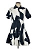 Milly Graphic Blue Casual Dress Size 2 - photo 1