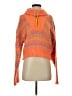 Zara Color Block Orange Pullover Sweater Size S - photo 1