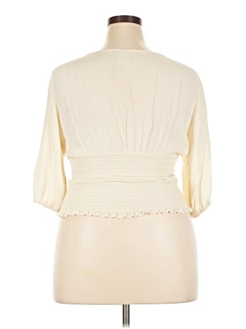 No Boundaries 3/4 Sleeve Blouse (view 2)