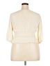 No Boundaries Ivory 3/4 Sleeve Blouse Size XXL - photo 2