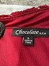Chocolate 100% Polyester Solid Burgundy Jumpsuit Size L - photo 4