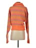 Zara Color Block Orange Pullover Sweater Size S - photo 2