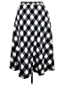 Unbranded Argyle Black Casual Skirt Size XXL - photo 2