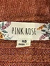 Pink Rose Brown Pullover Sweater Size XS - photo 7