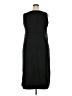 Roaman's 100% Polyester Solid Black Casual Dress Size 18w - photo 2