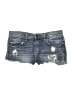 Daytrip Stars Blue Denim Shorts Size 28 waist - photo 1