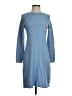 Talbots Solid Blue Casual Dress Size S (petite) - photo 1