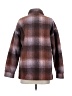Madewell 100% Polyester Plaid Brown Coat Size S - photo 2