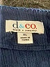 D&Co. 100% Cotton Blue Short Sleeve Top Size XL - photo 7