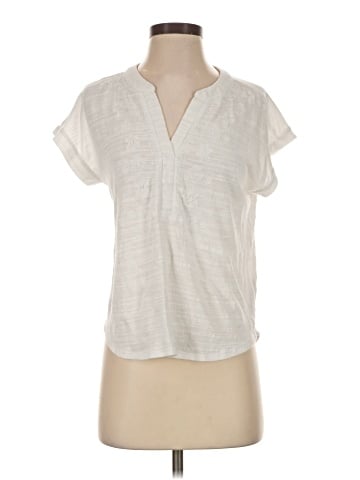 Cable & Gauge Short Sleeve Blouse (view 1)