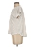 Cable & Gauge Ivory Short Sleeve Blouse Size S - photo 5