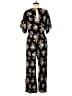 American Eagle Outfitters Floral Black Jumpsuit Size M - photo 2