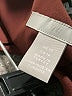 H&M 100% Polyester Burgundy Long Sleeve Blouse Size 10 - photo 8
