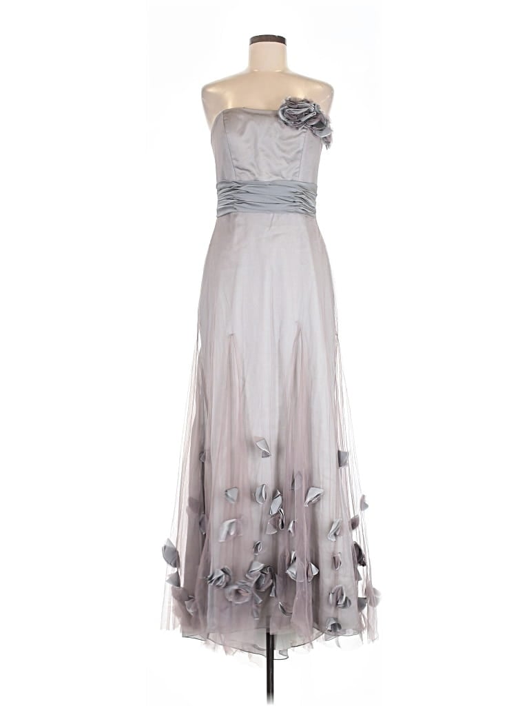 Pre-owned Love Cocktail Dress In Gray