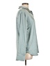 Mystree Metallic Silver Long Sleeve Blouse Size L - photo 4