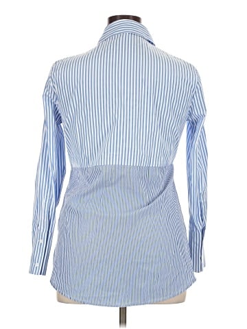 NY Collection Long Sleeve Button-Down Shirt (view 2)