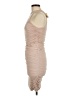 Ser.O.Ya Solid Tan Cocktail Dress Size M - photo 5