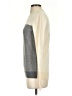 Theory Color Block Gray Wool Pullover Sweater Size S - photo 5