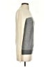 Theory Color Block Gray Wool Pullover Sweater Size S - photo 4