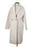 Stradivarius 100% Polyester Ivory Coat Size S - photo 1