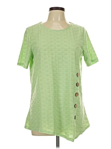 MULTIPLES Short Sleeve Top (view 1)