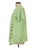 MULTIPLES Green Short Sleeve Top Size L - photo 5