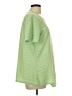 MULTIPLES Green Short Sleeve Top Size L - photo 4
